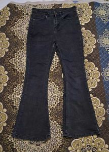 Y2k High Waisted Flared Jeans
