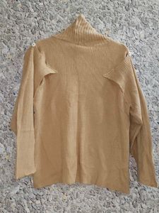 Elegant Turtleneck Knit Sweater