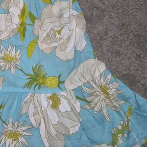 Blue Floral Maxi Dress