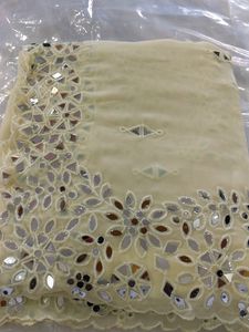 Original Mirror Work Saree