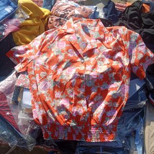Top For Women, Flower Print
