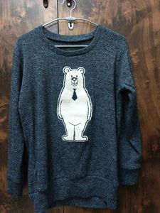 Bear Graphic Crewneck Sweatshirt