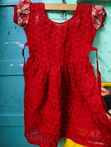 Beautiful Red Dress for Girls