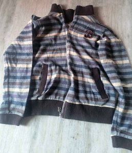 Striped Zip-Up Jacket