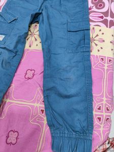 Blue Cargo Pants (5 to 6 years) Boys