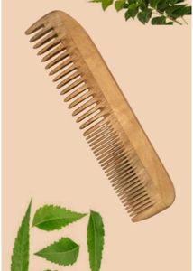 Neem Wood Hair Combs - Set of 3
