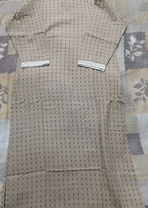 MFC Beige Embroidered Kurta