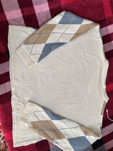 Argyle Knit Sweater