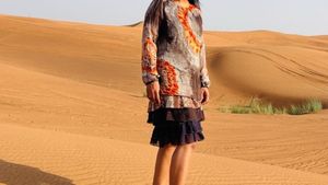 Boho Print Ruffled dress