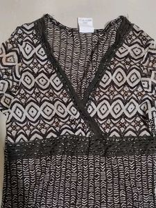 Y2K Sheer Long Sleeve Top