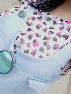 Light Blue Denim Cami Top