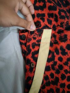 Leopard Print Dungaree