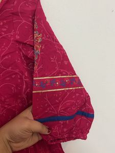Beautiful Pink dress with Embellishments