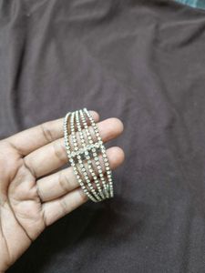 Sparkling Rhinestone Bangle Bracelet