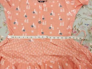 combo set of 2 cotton Print flared kurta