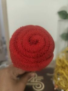 Soft Red Towel Flower Gift