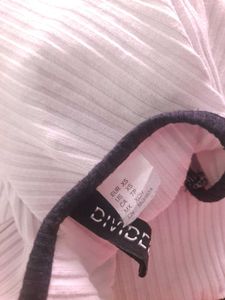 H&amp;M Ribbed Bow-detail Top
