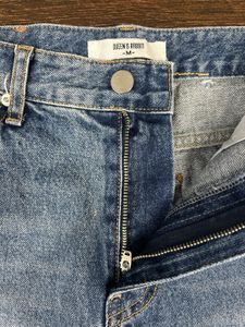 Stylish Wide Leg Blue Denim Jeans