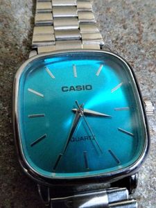 Casio classics watch with blue dial