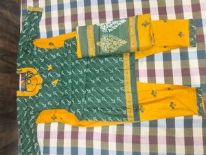 Kurta With Pant And Dupatta 💚