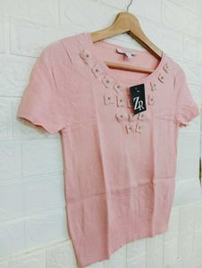 ZR Pretty Pink Floral Top