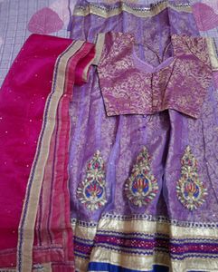 ❗️PRICE DROPPED❗️Pretty Pink-Purple Lehenga Choli