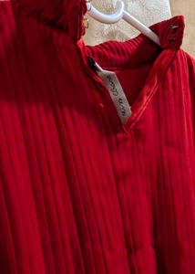 Red High-Low Dress