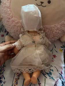 Vintage Baby Doll with Bonnet