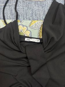 ZARA - Chic Black Spaghetti Strap Mini Dress