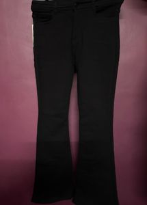 Black Flared Jeans