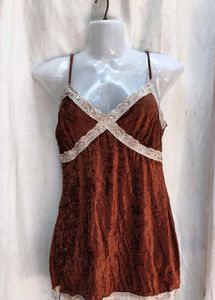 velvet brown slip