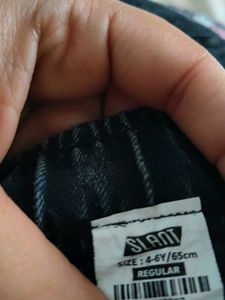 Boys Black Cargo Jeans