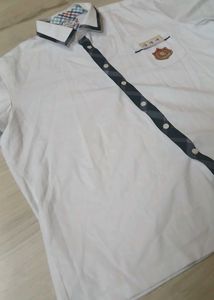 Korean High-school White Shirt