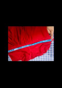 Red boutique stitched pajami suit in L size