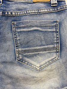 Studded Denim Shorts