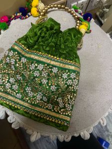 Embroidered Potli Bag both for 399