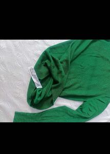 Zara Green Turtleneck Sweater