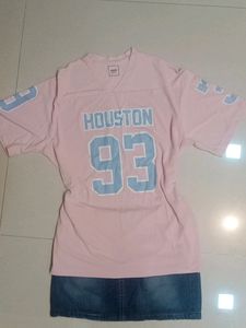 Max Oversized pink T-shirt