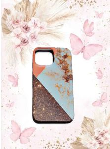 glitter and marble design iPhone 13 Pro Max Case