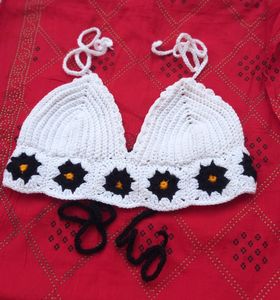 German Square   Bikini Crop Top