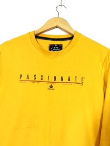 Yellow Printed Sweatshirt (Women)