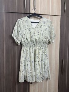 Light Floral Mini Dress
