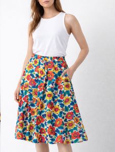 Floral Midi Skirt