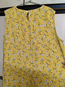 cotton floral print top