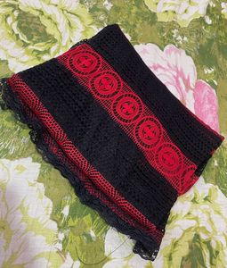 Red &amp; Black net Skirt