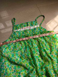 Green Floral Dress