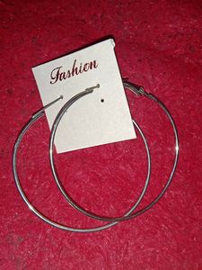 Silver Hoop Earrings