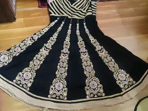 Embroidered Anarkali Kalidar Kurti