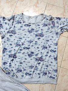 Floral Print Pajama Set