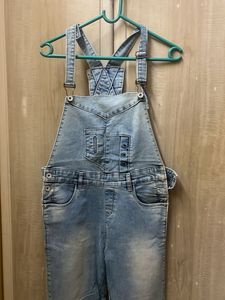 Light Wash Denim Overalls